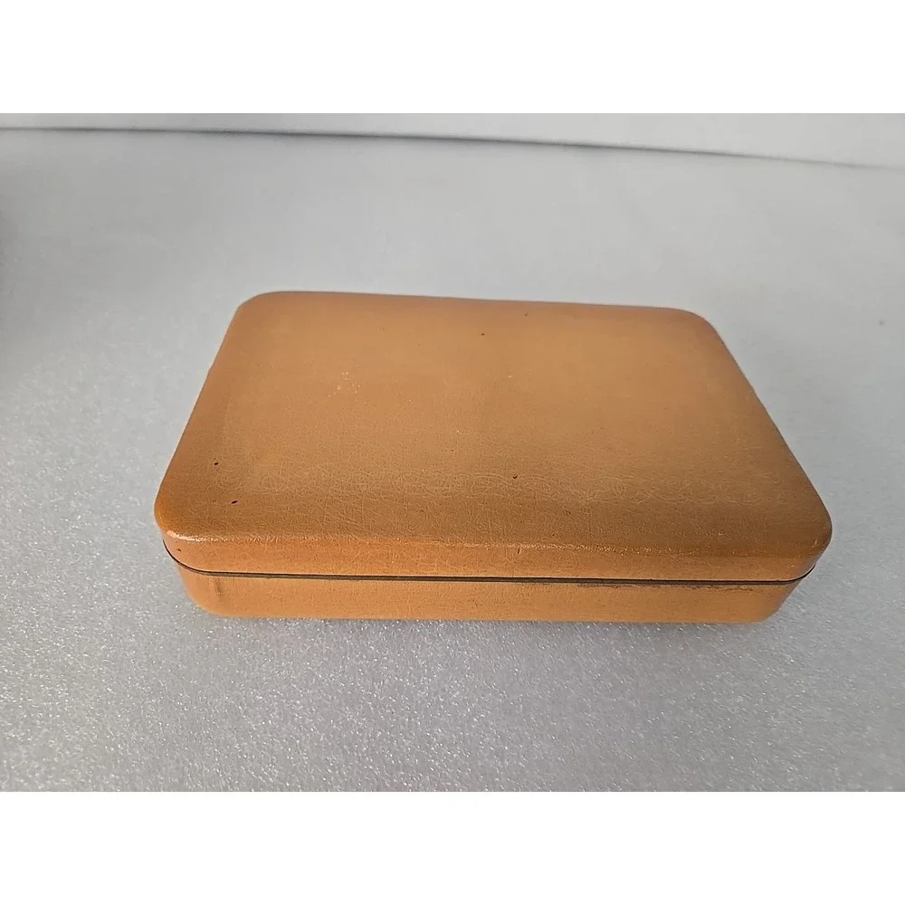 Vintage 1960's Farrington Jewelry Box Genuine Texol USA Velvet Lined Satin 7x4.5